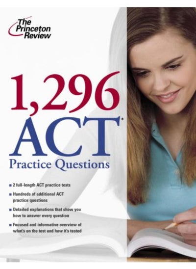 اشتري 1,296 ACT Practice Questions (College Test Preparation) في الامارات