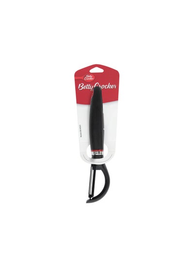 اشتري Betty Crocker Peeler Stainless Steel With Thermoplastic Rubber Handle 19.5x4.5cm في الامارات