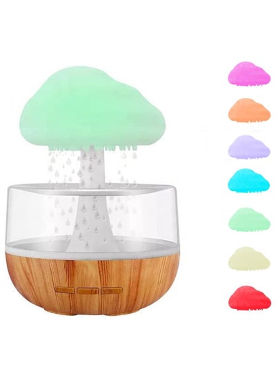 Buy Creative Rain Cloud Humidifier, Aromatherapy Machine, Raindrops, Rain Clouds, Colorful Mushroom Lamp for Household Use, Humidifier in UAE