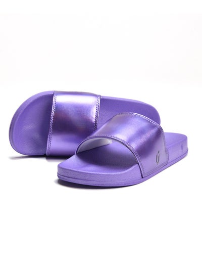 Buy Shiny Upper Padding slide slipper For Women in Egypt