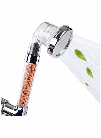 Buy Shower Head Filter, Water Saving Filtration High Pressure for Low Pressure Increaser Shower, Handheld Shower Heads for Hard Water, 3 Spray Modes Adjustable in Saudi Arabia