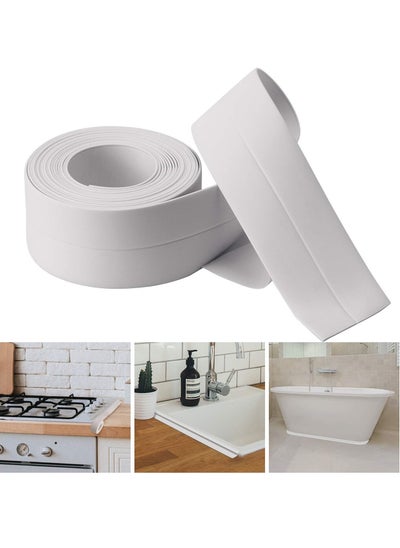 Buy Caulk Tape Sealant Strip,PVC Self Adhesive Tub and Wall Sealing Tape Caulk Sealer,Caulk Strip,sealant Tape,Shower Tile Sealer Adhesive sealant in UAE