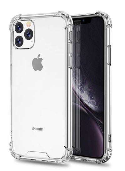 اشتري غطاء خلفي لجهاز iPhone 11 Pro من Prime Retail، غطاء خلفي مرن شفاف رفيع مصمم لجهاز iPhone 11 Pro (شفاف) في مصر