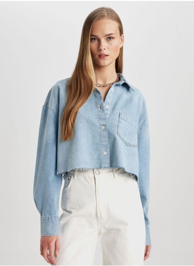 Buy Crop Jean Shirt in UAE