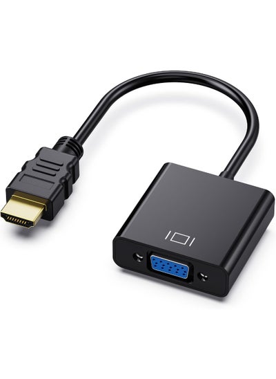 Buy HDMI to VGA Adapter Gold-Plated HDMI to VGA Converter (Male to Female) HDMI Adapter Compatible for Computer Laptop PC Monitor Projector HDTV Chromebook Raspberry Pi Roku Xbox and More in UAE