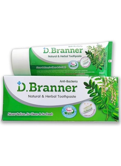 Buy Herbal Natural Toothpaste Fluoride Free - Ingredients Neem Leaves with Clove, Mint, Camphor, and Herb Formula for Gum Health, Refreshing Bad Breath, Vegan Toothpaste for Adults in UAE