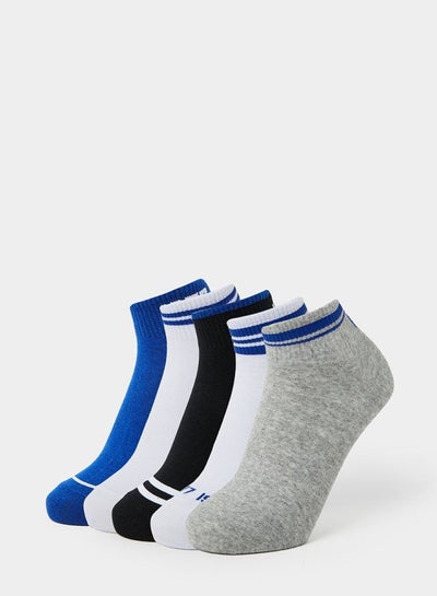 Buy Pack of 5 - Number Detail Ankle Length Socks in Saudi Arabia