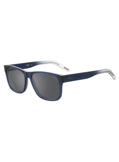 Buy Men's UV Protection Rectangular Sunglasses - Hg 1260/S Blue Millimeter - Lens Size: 57 Mm in UAE