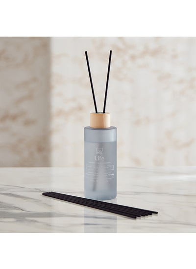 Buy Sentiment Reed Diffuser with Frosted Glass and Wooden Lid 160 ml in UAE