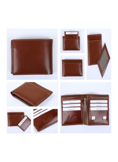 Buy Three Angels Genuine Leather Men's Wallet & Credit Card Holder in Egypt