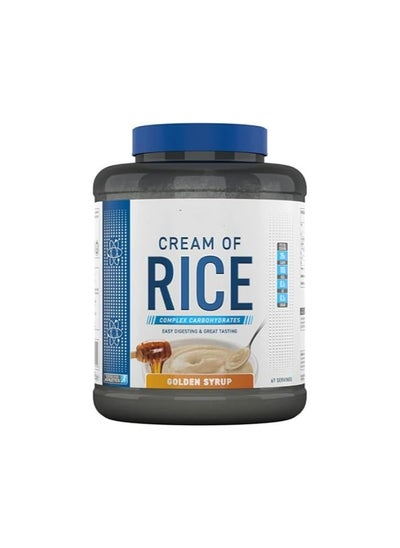 Buy Applied Nutrition Cream of Rice, Golden Syrup, 67 Servings - 2 Kg in Saudi Arabia