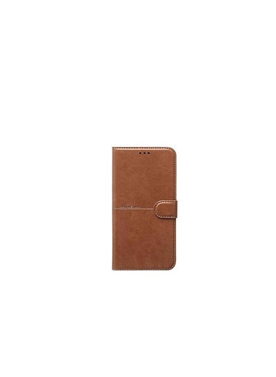 Buy Kaiyue Flip Leather Case Cover Camera Protection For Oppo A74 - Brown in Egypt
