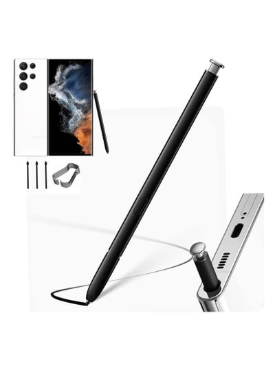 Buy S Pen for Samsung Galaxy S23/S22 Ultra S Pen Stylus, for S23/S22 Ultra S Pen, High Sensitive S Pen Stylus, with 3 Nibs, No Bluetooth, Replacement S Pen for Galaxy S23-22 Ultra (White) in UAE