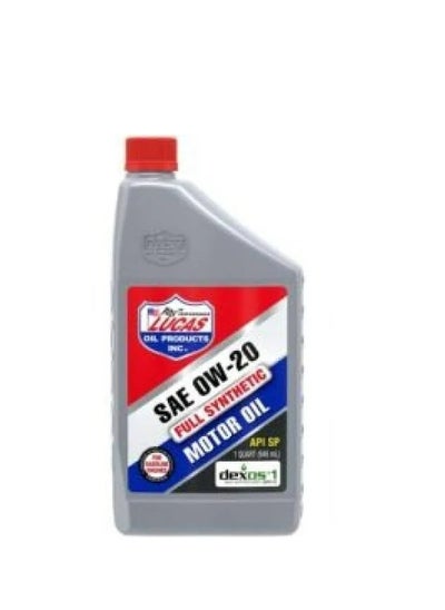 Buy Lucas synthetic engine oil 0w20 single quart 946 ml in Saudi Arabia