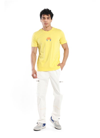 اشتري Men R Neck Half Sleeves T-shirt في مصر