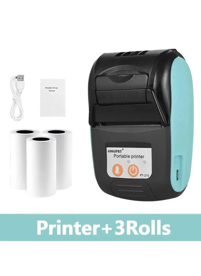 Buy Thermal Printer 58mm Handheld Portable Meituan Handheld Bluetooth Takeaway Receipt Printer in UAE