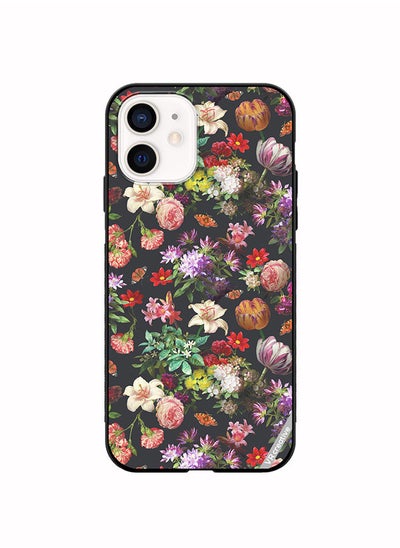 اشتري Protective Case Cover For Apple iPhone 11 Vintge Flower Design Multicolour في الامارات