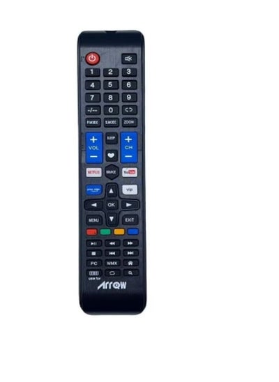 Buy Remote Control For TV LCD LED Black Used For Arrow in Saudi Arabia