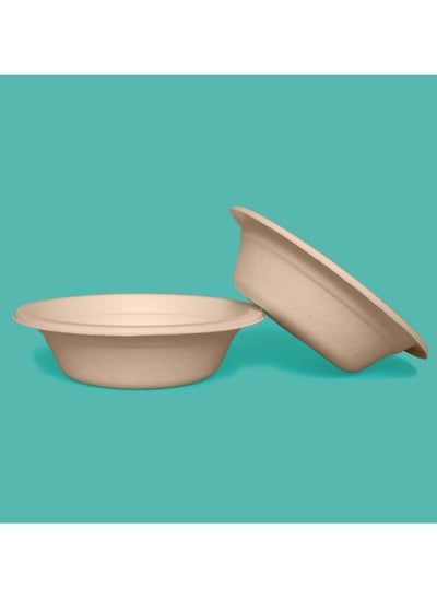 اشتري Bagasse Bowl, 16 Oz Round, 10 Pc (Unbleached) في الامارات