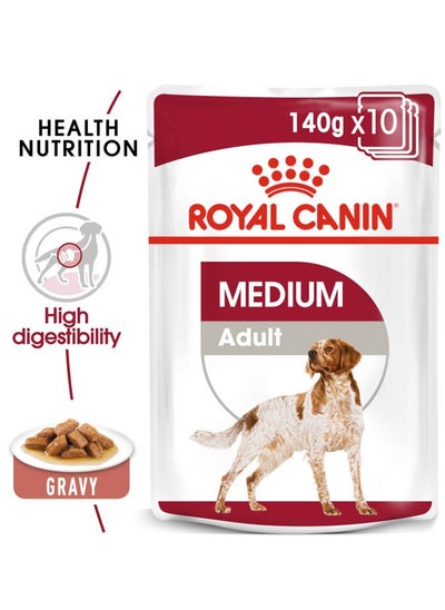 Buy Size Health Nutrition Medium Adult Wet Food Pouches in UAE