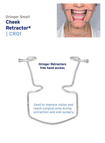 Buy Dental Instruments Cheek Retractor Oringer Small in Saudi Arabia