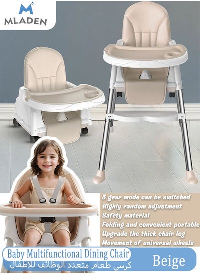 Buy Home Chair Dining Chair Multifunctional Dining Table Portable Foldable Dining Chair Baby Child Chair Baby Eating in Saudi Arabia