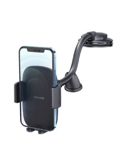 Buy Universal Car Center Console Mount Retractable Phone Holder in UAE