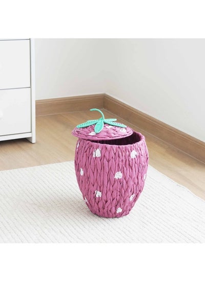 اشتري Magical Strawberry Storage Basket 24.5X33.5cm - Pink في الامارات