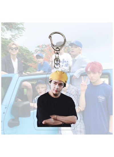 اشتري BTS Acrylic Creative Keychain Kim Seokjin Min Yoongi Jung Hoseok Park Jimin في السعودية