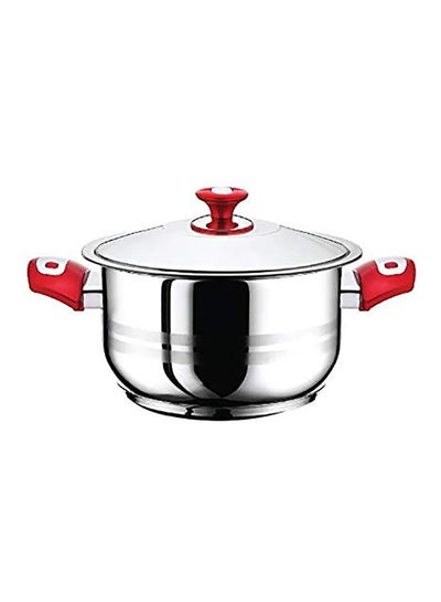 Buy Cooking Pot Elite Stainless Steel Pot With Handle 24 cm in UAE