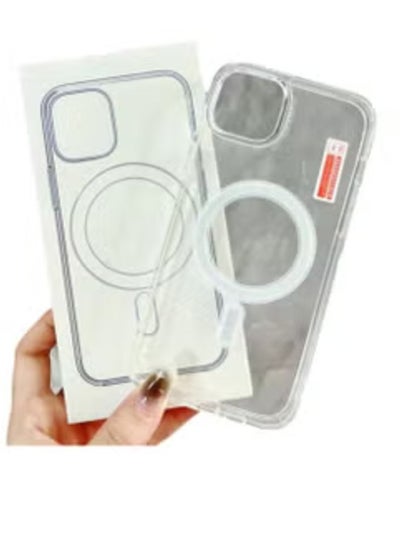 Buy "Heavy-Duty Clear Acrylic Magnetic Phone Case with HD Camera Lens Protector for iPhone 16 Series (iPhone 16 Pro)" in UAE