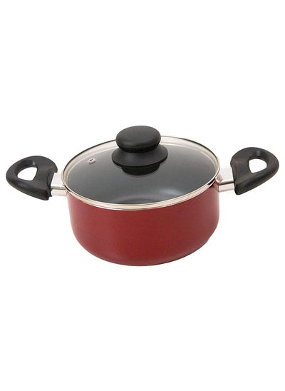 Buy Beefit Non Stick Casserole 18Cm; Non Stick Casserole; Cookware; 18Cm ; Casserole With Glass Lid in UAE