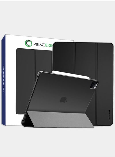 Buy iPad Case 2018/2020/2021 12.9 inch Shockproof Curved Edges apple case Anti Scratch protective case BLACK in Saudi Arabia