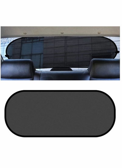 Buy Car Rear Window Sunshade with Suction Cup 2 Pcs Sun UV Rays Protection for Car Back Window Sunlight Shield Blocker Mesh Cover for Rear Facing Seats Car Accessories for Pets Children (39"x19"/Rear) in Saudi Arabia