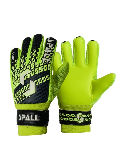 اشتري Goal Keeper Gloves Strong Grip Protection To Prevent Injuries For Football Soccer Training Ideal For Men And Women في الامارات