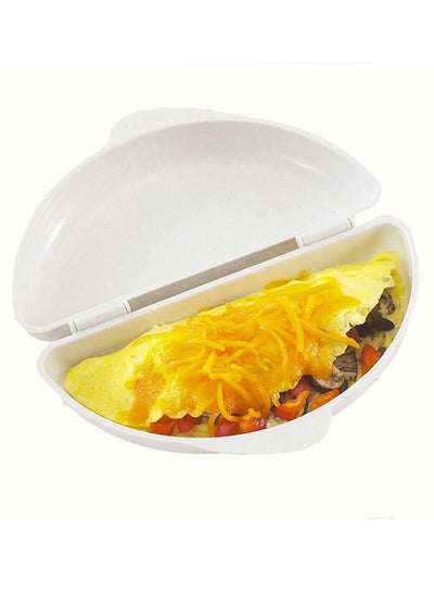 Buy Omelet Wave Microwave Omelet Cooker 18x23x8 Cm White in UAE