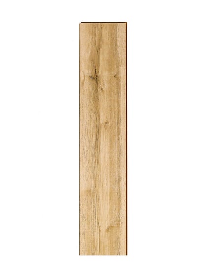 Buy Rectangular Shape Scratch Resistance Laminate Flooring Light Brown 122 x 21 x 7.6 cm 5053174 in Saudi Arabia