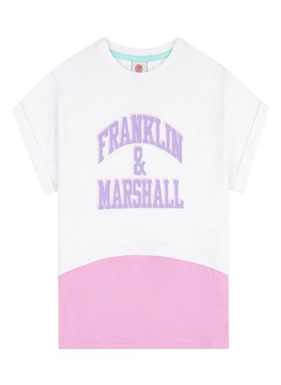 Buy Franklin and Marshall Girls Batwing Crop T Shirt in Saudi Arabia