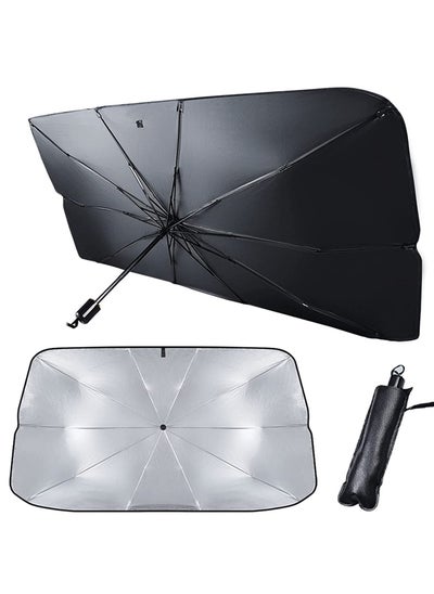 Buy Car Windshield Sunshade Umbrella Sun Shade for Car Window Summer Sun Protection Heat Insulation Cloth for Car Front Shading in Saudi Arabia