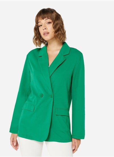 Buy Oversized Classic Collared Blazer in UAE