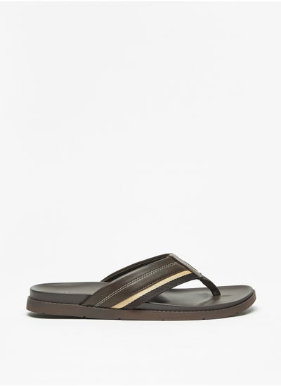 اشتري Textured Slip-On Sandals في السعودية