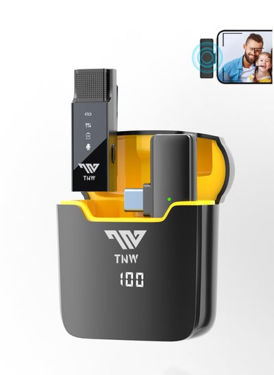 Wireless Lavalier Microphone for iPhone 16/iPhone 15/Android