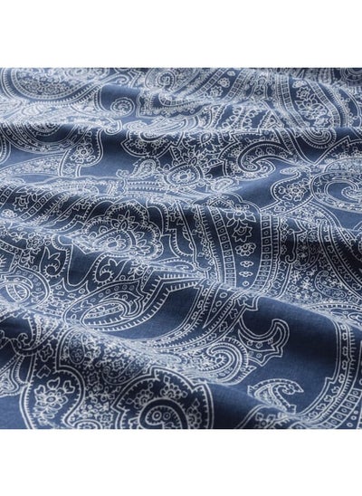 اشتري Pillowcase, Dark Blue/White, 50X80 Cm في السعودية