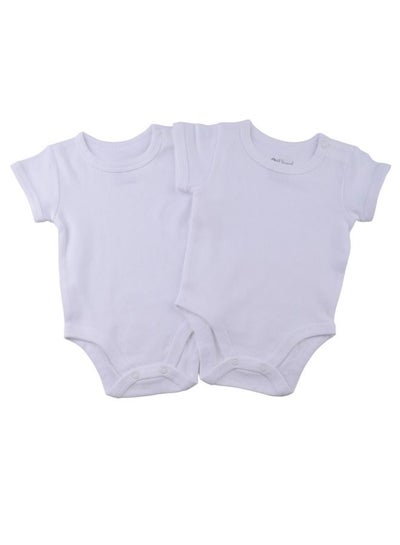 Buy Baby Half Sleeves Bodysuit 2/pack EXTRA SOFT in Egypt
