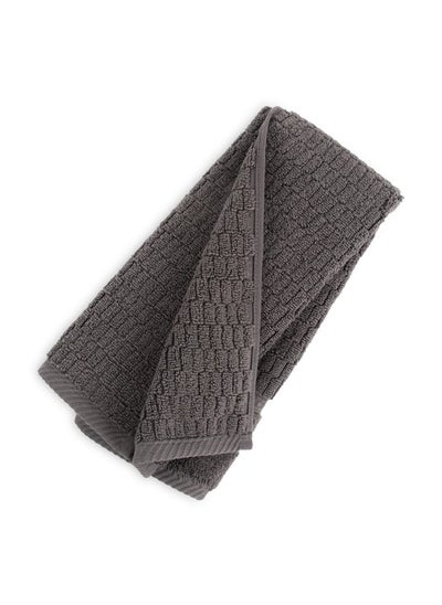 اشتري Twellery Hand Towel - Grey في الامارات