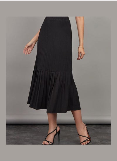 Buy Tiered Pleated A-Line Core Midi Skirt in Saudi Arabia