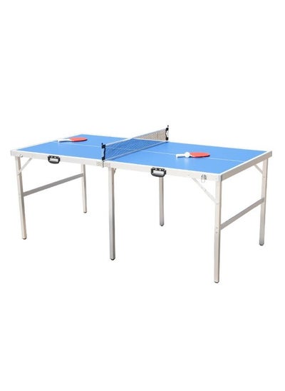 Buy 183cm*91cm*76cm Table Tennis Game Set includ Indoor/Outdoor 1*portable Table Tennis Game with Net*1, 2* Table Tennis Paddles and 4* Balls,for children and adult in Saudi Arabia