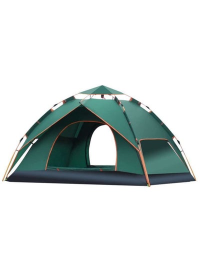 Buy Camping Tent - 3-4 Person Family Tent Instant Easy Set up Tent with Carry Bag, Waterproof Windproof Pop Up Tent for Camping, Hiking, Mountaineering in Saudi Arabia