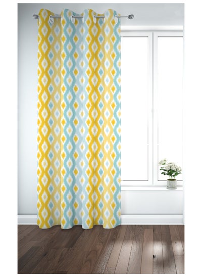 Buy Cartela Print Curtain-Grommet - PR1265c-(1 panel) in Egypt