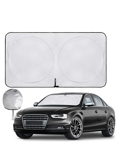 اشتري Oasisgalore Car Windshield Sunshade Sun Blocker Reflective UV Spray Protection for Car Interior Foldable Portable Sunshade Cover Reflect Heat في الامارات